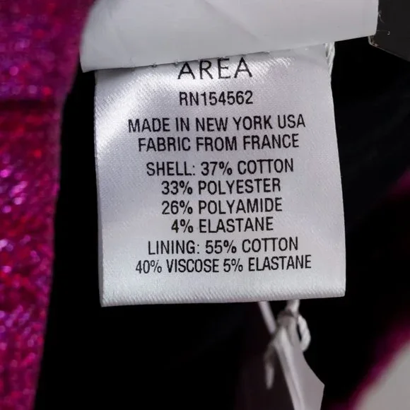 Area Fuchsia Ruched Mini Dress - Picture 10 of 11